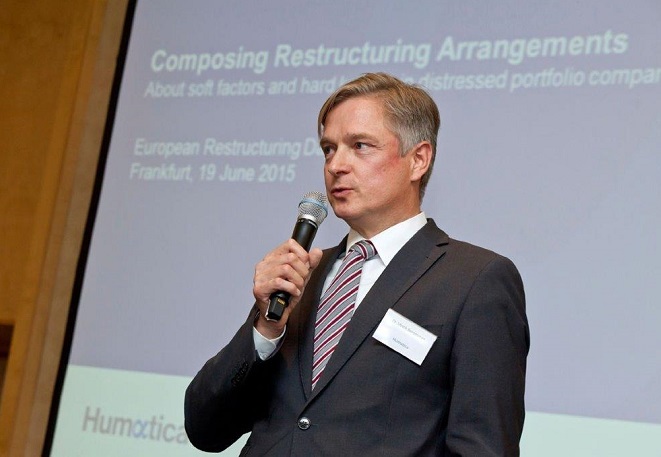Humatica’s Dr. Ulrich Bergmoser presents at the European Restructuring Day