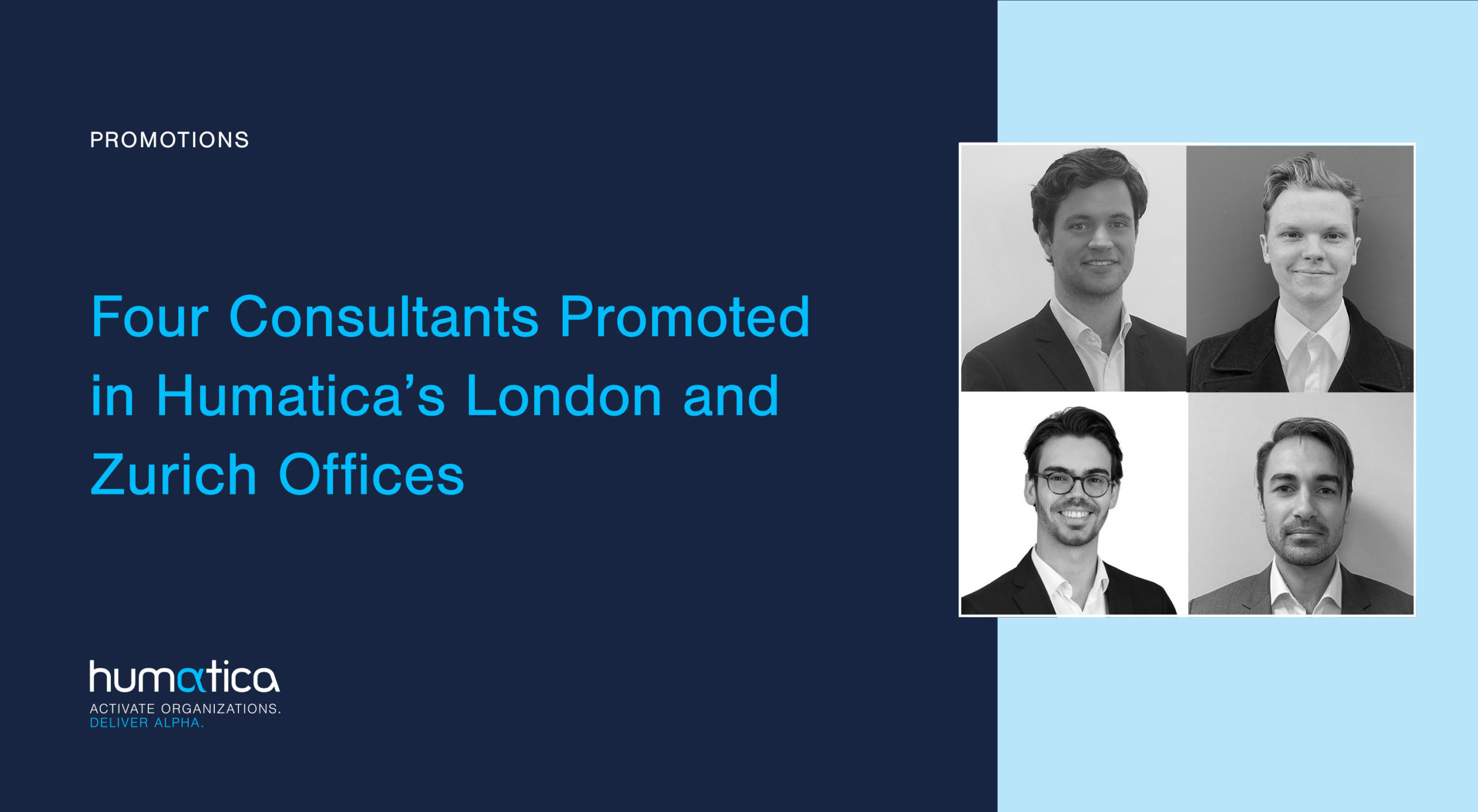 Promotions in Humatica’s London and Zurich Offices