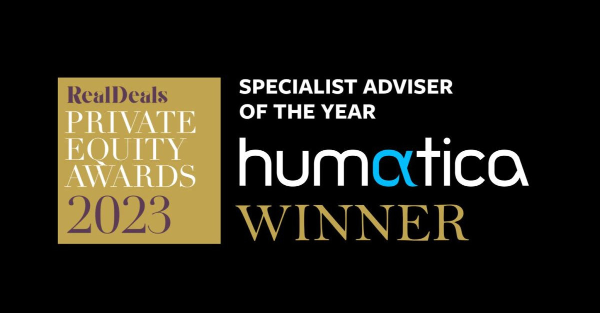 Humatica selected as Private Equity  Specialist Adviser of the Year 2023