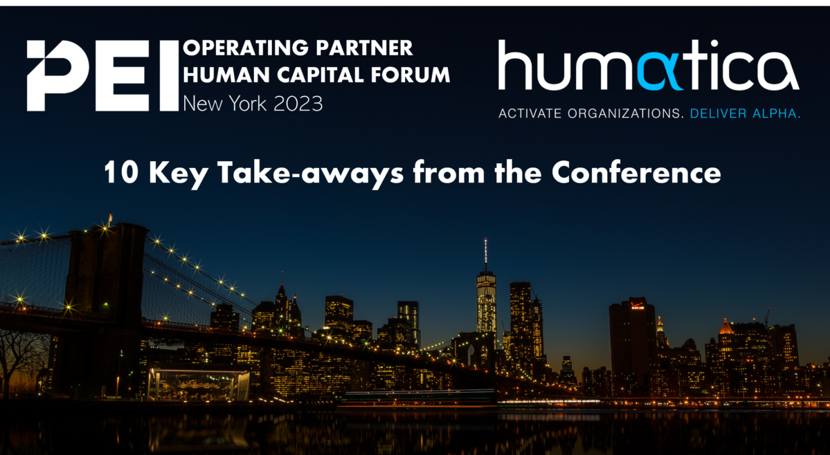 Key take-aways from this year’s PEI Operating Partner Human Capital Forum