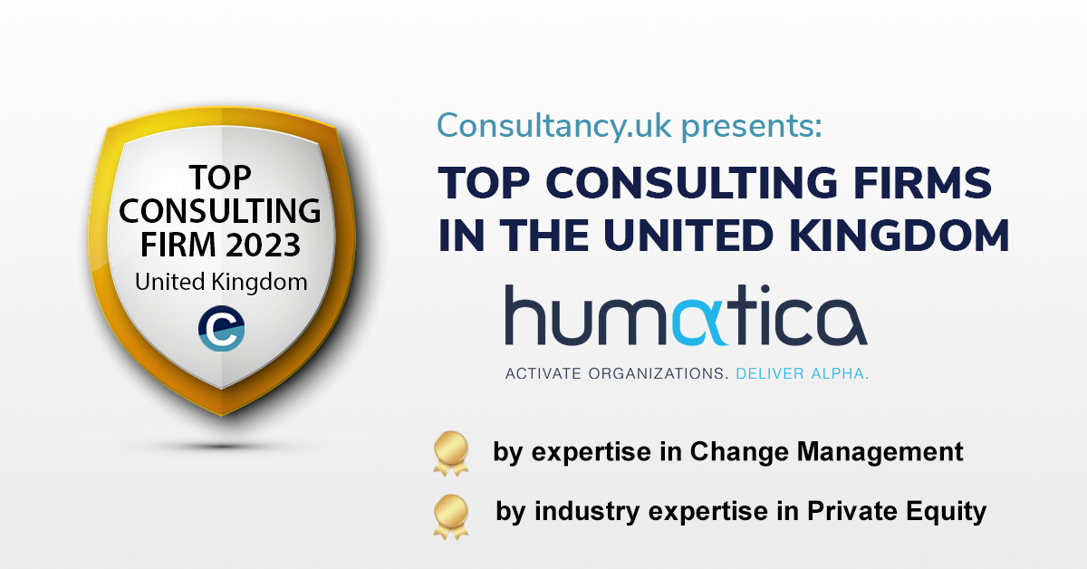 Humatica achieves Gold status in  Consultancy.uk’s 2023 Rankings