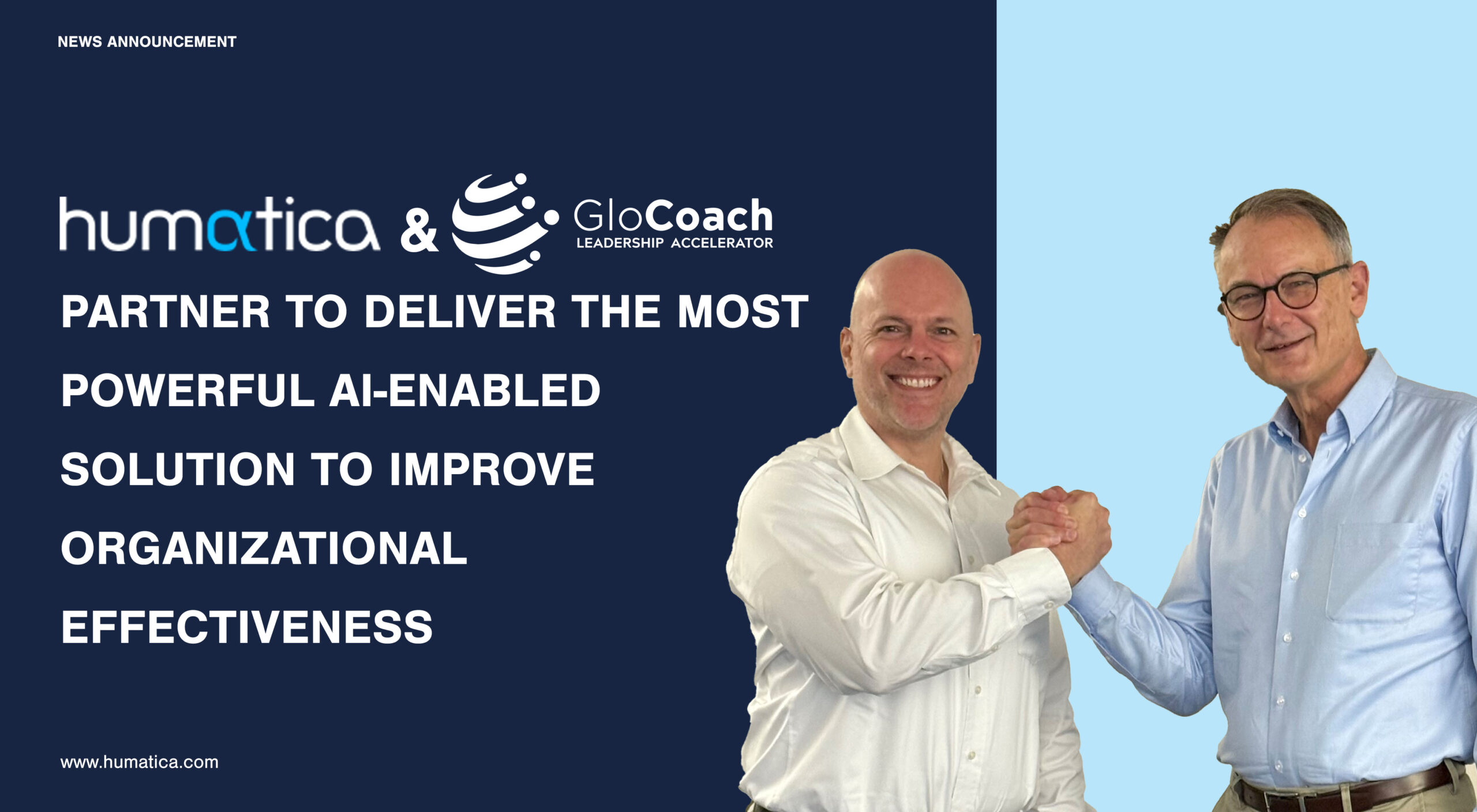 GloCoach & Humatica partner to deliver the most powerful AI-enabled solution to improve organizational effectiveness