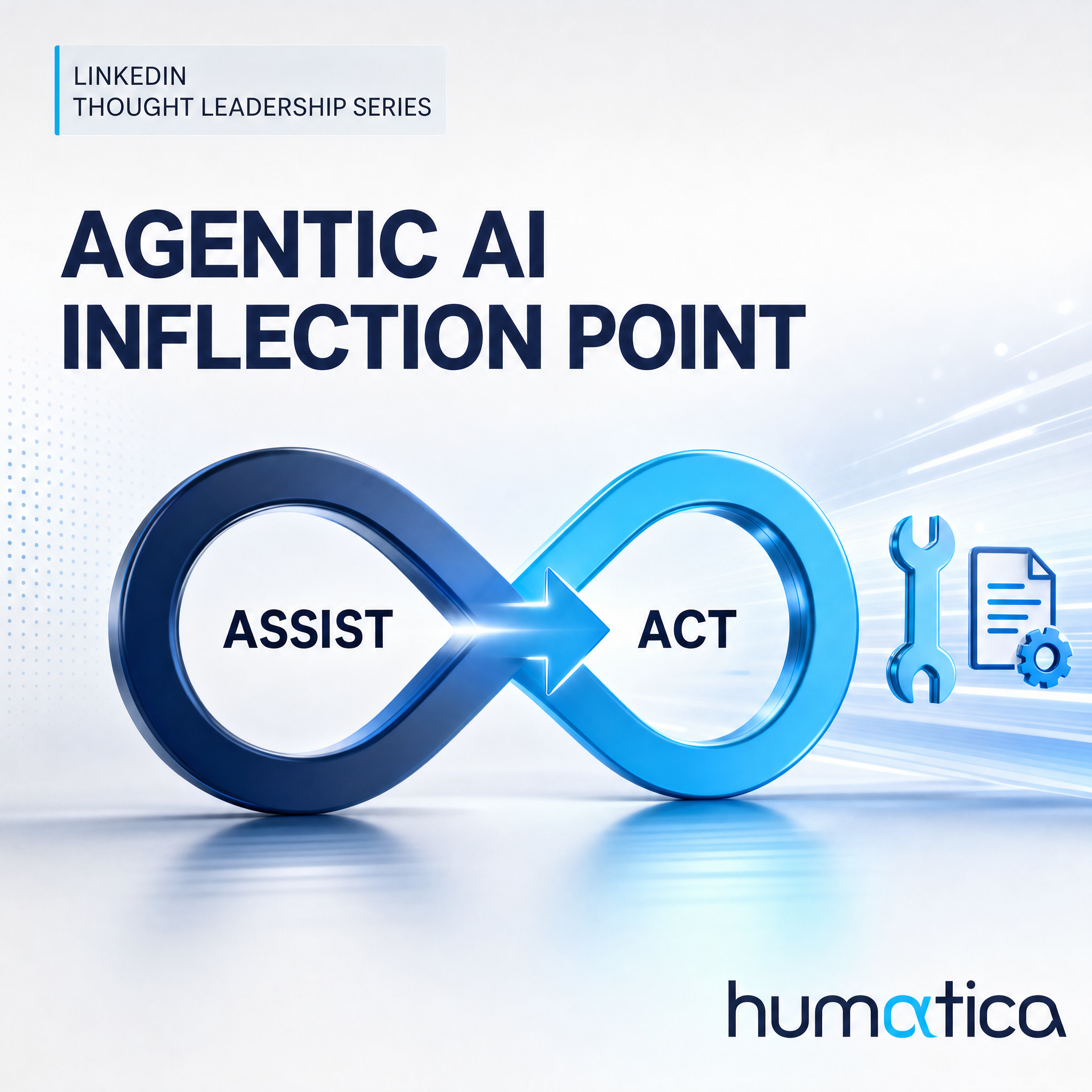 The Agentic AI Inflection Point: When AI Stops Answering Questions and Starts Running Processes