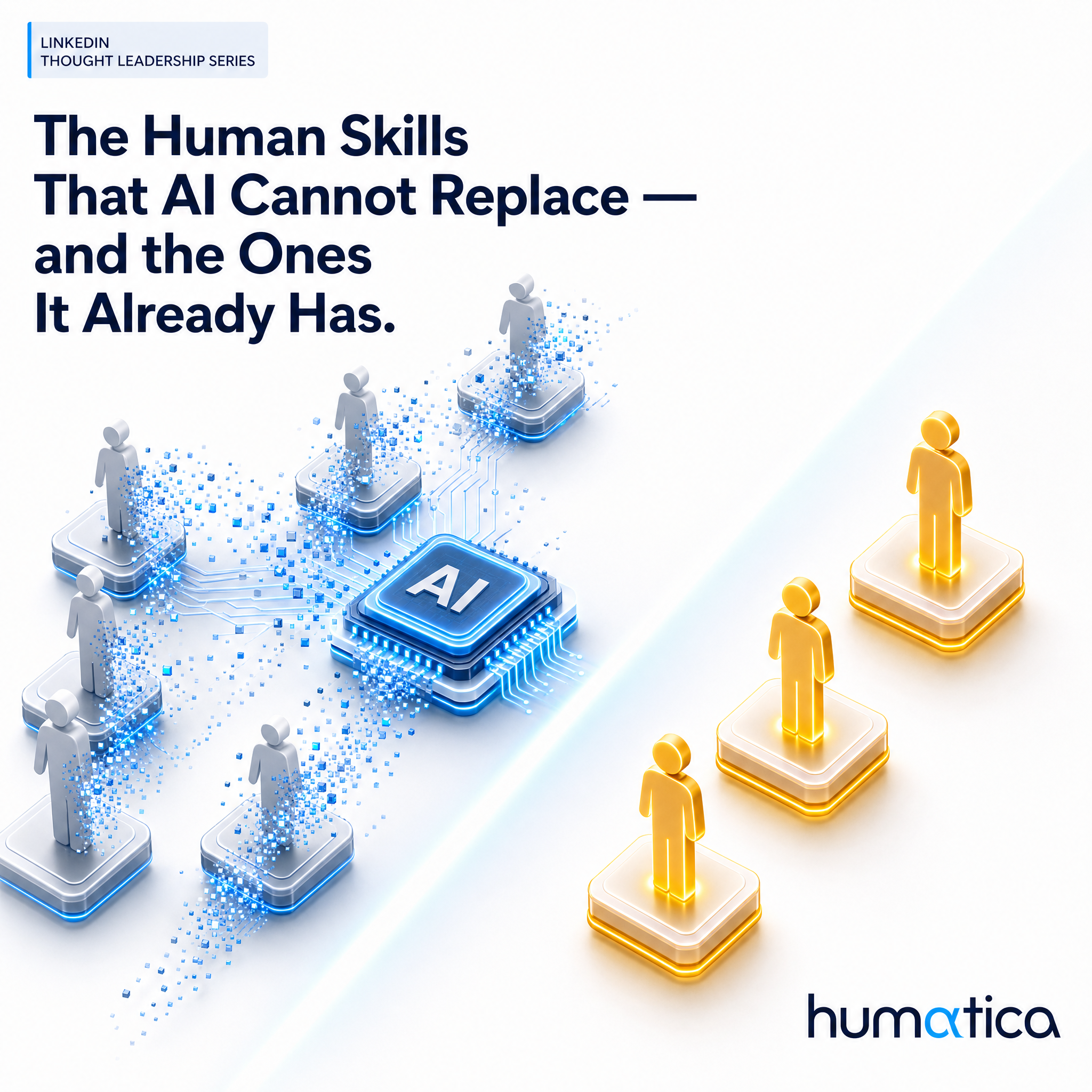 The Human Skills That AI Cannot Replace — and the Ones It Already Has